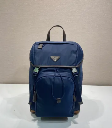 Prada Backpack Size:27x45x17cm #A48384
