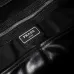 8Prada Hammered leather satchel - Black - Men size:38×29×6cm #A53544