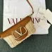 16Valentino Loco VLOGO Flap Straw Shoulder Bag size:21×10×6cm #A53898