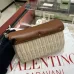 24Valentino Loco VLOGO Flap Straw Shoulder Bag size:21×10×6cm #A53898