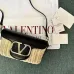 4Valentino Loco VLOGO Flap Straw Shoulder Bag size:21×10×6cm #A53898