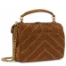 12YSL Saint Laurent College Medium Studded Suede Crossbody size:24×17×6cm #A53740