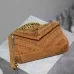 6YSL Saint Laurent College Medium Studded Suede Crossbody size:24×17×6cm #A53740