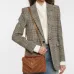 10YSL Saint Laurent College Medium Studded Suede Crossbody size:24×17×6cm #A53740