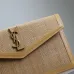 3YSL UPTOWN pouch in micro raffia | Saint Laurent size:27×16×2cm #A53696