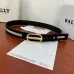 14BALLY AAA+ belts Luxury Leather Belts Smooth Buckle Designer Belt width:3.4cm #A54014