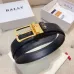 5BALLY AAA+ belts Luxury Leather Belts Smooth Buckle Designer Belt width:3.4cm #A54015