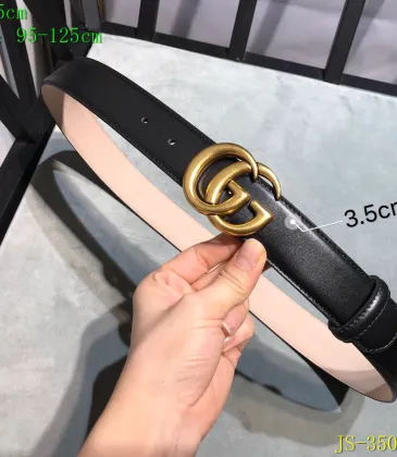 Gucci AAA+ Leather Belts for Men W3.5cm #9129700