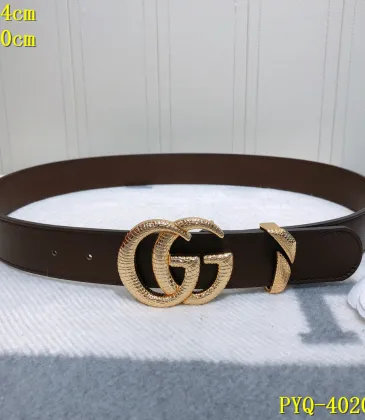 Men's Gucci AAA+ Leather Belts 4cm #9124271