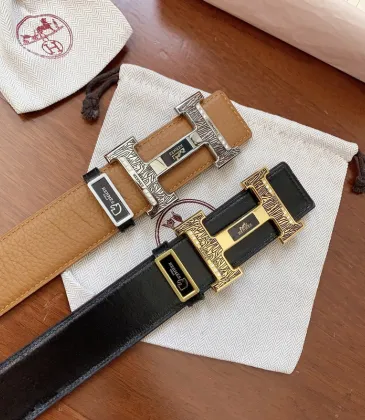HERMES AAA+ Belts Luxury Design Fashion Original leather  Genuine packaging width:3.8cm #A53980