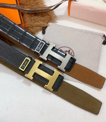 HERMES AAA+ Belts Luxury Design Fashion Original leather  Genuine packaging width:3.8cm #A53992