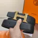9HERMES AAA+ Belts Luxury Design Fashion Original leather  Genuine packaging width:3.8cm #A53993