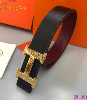 HERMES AAA+ Leather Belts W3.8cm #9129506