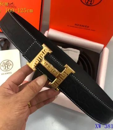 HERMES AAA+ Leather Belts W3.8cm #9129509