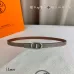 3Luxury Design Fashion Original leather Epsom HERMES AAA+ Belts for woman Genuine packaging width:1.3cm #A53969