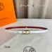 4Luxury Design Fashion Original leather Epsom HERMES AAA+ Belts for woman Genuine packaging width:1.3cm #A53969