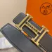 5Luxury Design Fashion Original leather HERMES AAA+ Belts Genuine packaging width:3.8cm #A53955