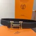 7Luxury Design Fashion Original leather HERMES AAA+ Belts Genuine packaging width:3.8cm #A53955