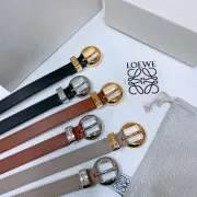 Loewe Leather Belts Luxury Design Fashion Original leather Genuine packaging width:2.0cm #A53996