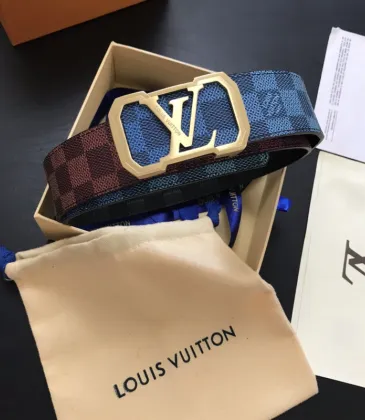 2020 Louis Vuitton AAA+ Leather Belts W4cm (4 colors) #9873563