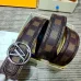 Louis Vuitton AAA+ Leather Belts W4cm #9129997