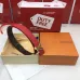 4Women's Louis Vuitton AAA+ Belt Red cowhide cross pattern base 3CM #A44625