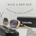 4Chanel Sunglasses women' fashion  Rectangle Butterfly glasses #A53474