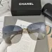 6Chanel Sunglasses women' fashion  Rectangle Butterfly glasses #A53476