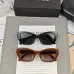1Chanel Sunglasses women' fashion  Rectangle Butterfly glasses #A53477