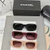 9Chanel Sunglasses women' fashion  Rectangle Butterfly glasses #A53478