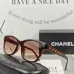 3Chanel Sunglasses women' fashion  Rectangle Butterfly glasses #A53479