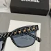 6Chanel Sunglasses women' fashion  Rectangle Butterfly glasses #A53479