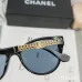 6Chanel Sunglasses women' fashion  Rectangle Butterfly glasses #A53480