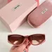 17MIUMIU   Sunglasses Designer Sunglasses Luxury Classic Fashion #A54062
