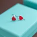 1Tiffany Cute Heart Stud Earrings   Colorful Everyday Jewelry for Women #A52309