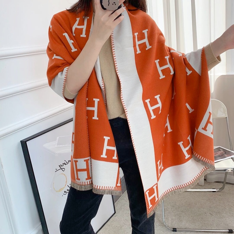 hermes scarf with h logo