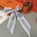 5HERMES Scarf Small scarf decorate the bag scarf strap #A48565