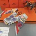 6HERMES Scarf Small scarf decorate the bag scarf strap #A48568