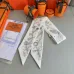 15HERMES Scarf Small scarf decorate the bag scarf strap #A48571