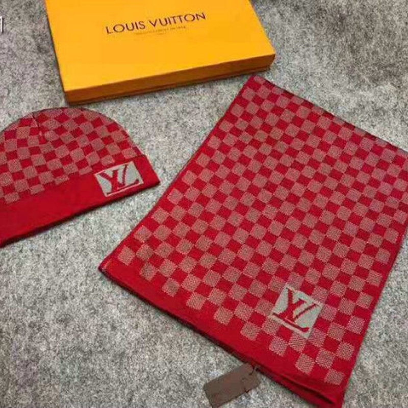 Buy Cheap Louis Vuitton Wool knitted Scarf and cap #99911702 from