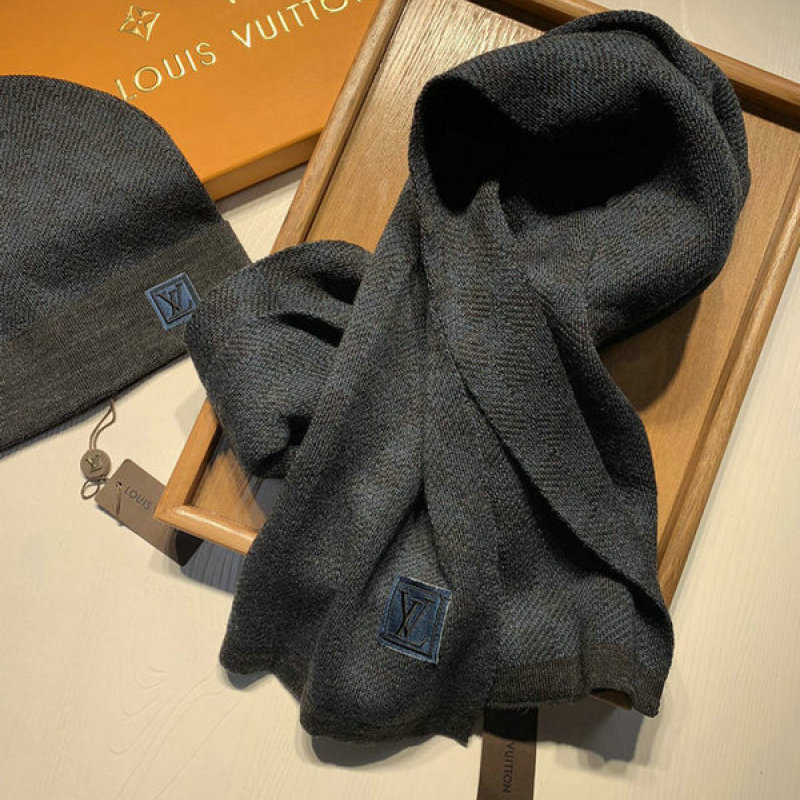 Buy Cheap Louis Vuitton Wool knitted Scarf and cap #99911701 from