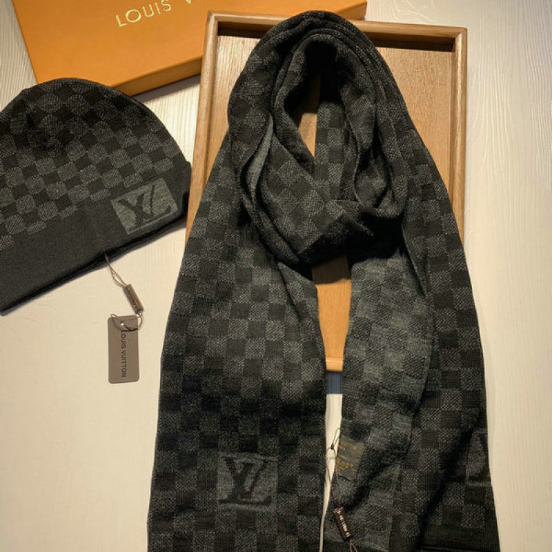 Buy Cheap Louis Vuitton Wool knitted Scarf and cap #99911705 from