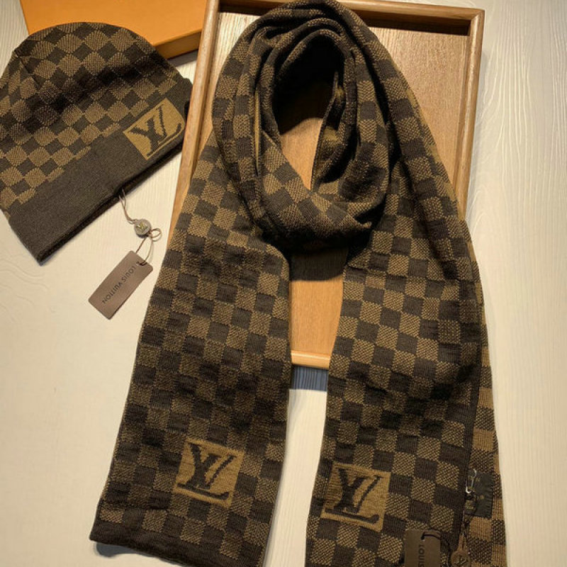 Buy Cheap Louis Vuitton Wool knitted Scarf and cap #99911700 from