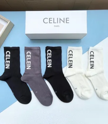 CELINE socks (5 pairs) #A41946