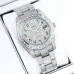 12Rolex Stainless Steel Watch with Full Diamond Pave and Colored Sapphires 41mm #A46397