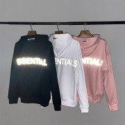 FOG Essentials 3M reflective hoodies black white blue gray #99899013