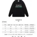 Gucci Hoodies for MEN/Women Black 1:1 Quality EUR Sizes #999928791