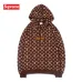 3Supreme LV Hoodies for Men Women in Red coffee #99117748