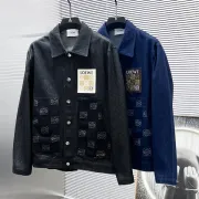 Loewe Denim Designer Jacket Black/Blue #A53771