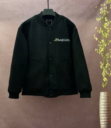 Louis Vuitton Jackets for Men High quality embroidery catwalk edition #A53773